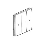 ليجراند - مفتاح ضوء سلكي Mallia Senses، مجوز بدون محايد، Dark Silver