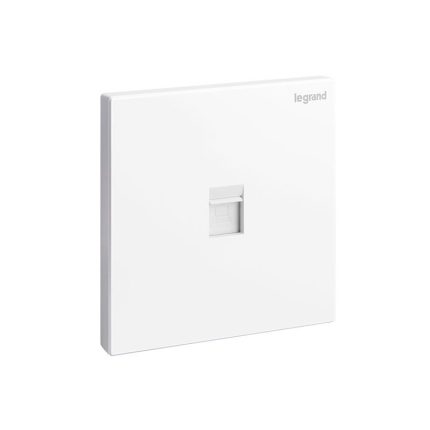 ليجراند - مقبس RJ45 مفرد Galion, Cat. 6 UTP, 1 Gang, White