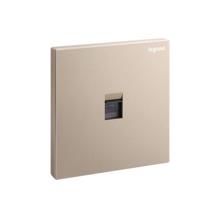 ليجراند - مقبس RJ45 فردي Galion، Cat. 6 UTP، 1 مفتاح، Rose Gold