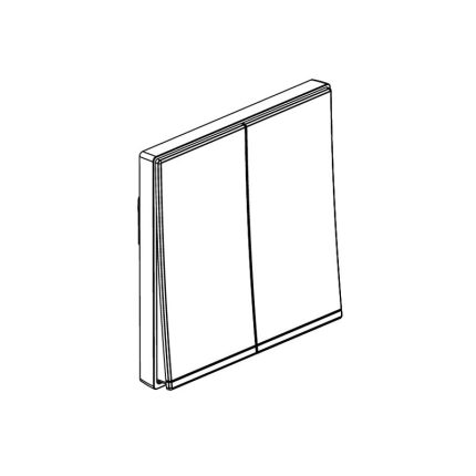 ليجراند - زر الضغط Galion، مجوز، 16A، 250V، Dark Silver