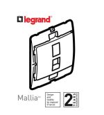 ⁦ليجراند - فيش تليفون مفرد - RJ 11 - فضي⁩ - الصورة ⁦2⁩