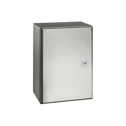 ليجراند - خزانة Atlantic 304L، 600x400x250 مم، IP66 IK10، باب واحد، فولاذ مقاوم للصدأ