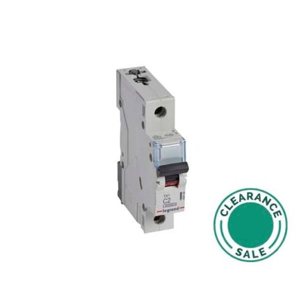 تصفية ليجراند - قاطع فرعي، TX³، 10000A، 1P، 2A، منحنى C