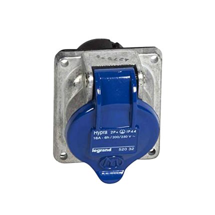 ليجراند - فيش صناعي 16A 2P+E 200/250V على لوحة كهربائية IP44, P17