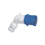 ليجراند - قابس متحرك P17، مائل، IP44، 16A، 200V/250V، 2P+T