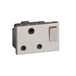 ليجراند - مقبس Arteor، BS، 15A/16A 250V، 2P+E Switched، 3 موديول، Champagne