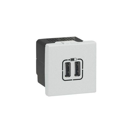 ليجراند - مخرج USB أرتيور - 5 فولت - 3 أمبير - 2 موديول - ألومنيوم