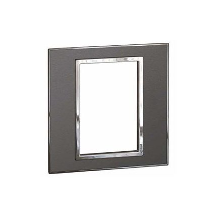 ليجراند - إطار أرتيور - BS - مربع - 3 موديول - معدني مصقول أسود