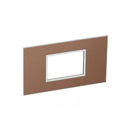 ليجراند - إطار أرتيور - BS - مربع - 3 موديول - معدني مصقول - وردي فاتح