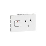 ليجراند - فيش أرتيور - أسترالي - 10 أمبير - 2P+E - مقاس 2 موديول - أبيض