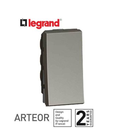 ليجراند - مفتاح وسط أرتيور - 10 أمبير - 250 فولت - 1 موديول - مغنيسيوم