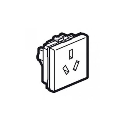 يجراند - فيش أرتيور - صيني - 10 أمبير - 2P+E مغلق - 2 موديول - مغنيسيوم