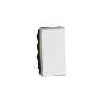 ليجراند - مفتاح ضغط أحادي القطب - دائري - 1 موديول وسط - أبيض