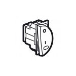 ليجراند - مفتاح أرتيور ثنائي القطب - أحادي القطب - مع مؤشر - 20 أمبير - دائري - 1 موديول يمين - أبيض