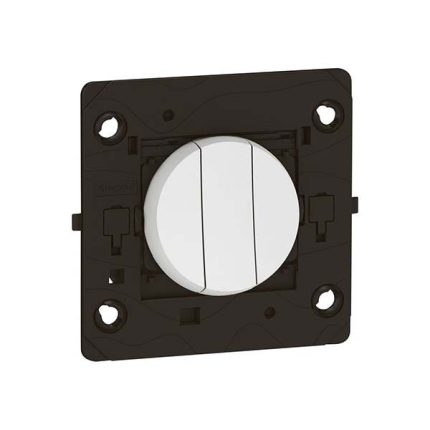 ليجراند - مفتاح أرتيور ثنائي القطب - ثلاثي - 20 أمبير - دائري - أبيض