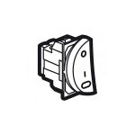 ليجراند - مفتاح أرتيور ثنائي القطب أحادي القطب - مع مؤشر - 20 أمبير - دائري - موديول يسار واحدة - مغنيسيوم