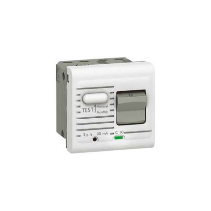 ليجراند - مفتاح تفاضلي أرتيور - قطب واحد + محايد - 30 مللي أمبير - 16 أمبير - 230 فولت - مربع - أبيض