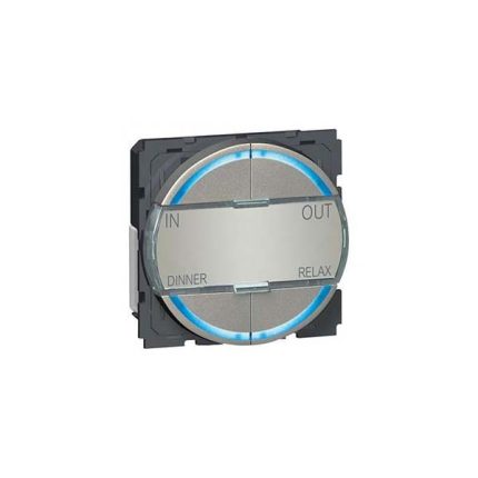 ليجراند - مفتاح KNX أرتيور - 4 مفاتيح - دائري - مغنيسيوم