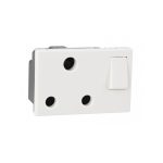 ليجراند - مقبس Arteor، هندي، 3 Pin، 16A، 2P+E، 3 موديول، White