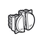 ليجراند - مفتاح 2 خط أرتيور - دائري - 2 موديول - مغنيسيوم