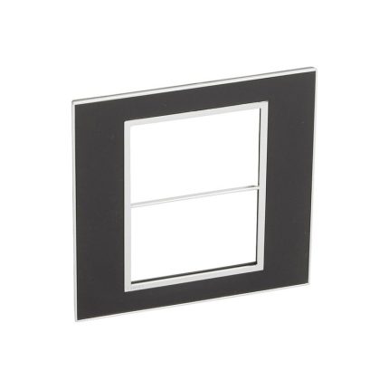 ليجراند - لوحة Arteor، إيطالية/أمريكية، 2x3 موديول، مربع، 4''x4''، أفقي/عمودي، Mirror Black