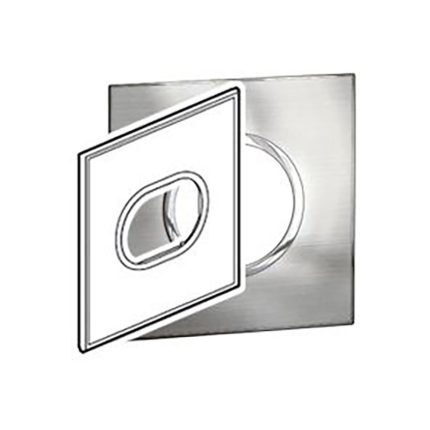 ليجراند - لوحة Arteor، إيطالية/أمريكية، 3 موديول، دائري، 4"x4"، Stainless Steel