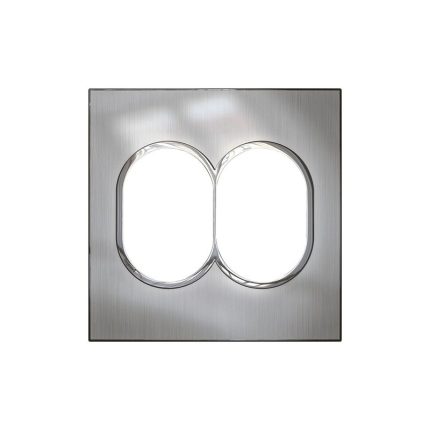 ليجراند - لوحة Arteor، إيطالية/أمريكية، 2x3 موديول، دائري، 4"x4"، Stainless Steel