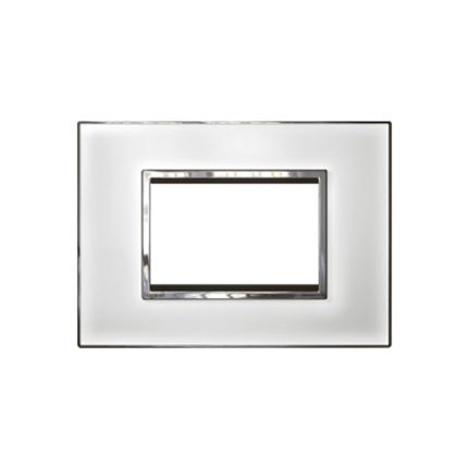 ليجراند - غطاء مع إطار Arteor، هندي، 3 موديول، مربع، Mirror White
