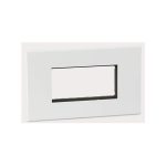 ليجراند - غطاء مع إطار Arteor، هندي، 4 موديول، مربع، White