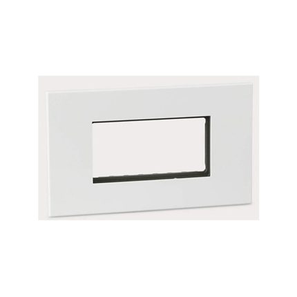 ليجراند - غطاء مع إطار Arteor، هندي، 4 موديول، مربع، White