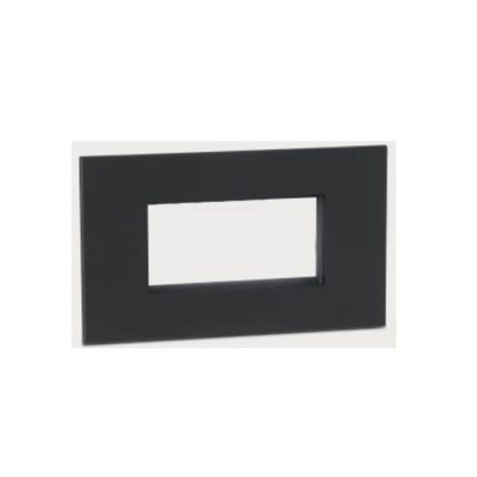 ليجراند - غطاء مع إطار Arteor، هندي، 4 موديول، مربع، Graphite