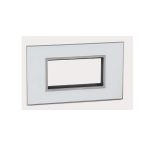 ليجراند - غطاء مع إطار Arteor، هندي، 4 موديول، مربع، Mirror White