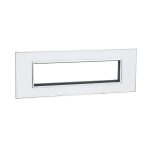ليجراند - غطاء مع إطار Arteor، هندي، 8 موديول، مربع، Mirror White