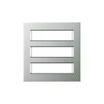 ليجراند - إطار - مربع - موديول 3 × 8 - ألمنيوم لؤلؤي