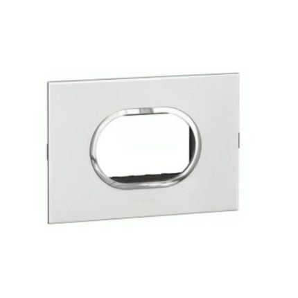 ليجراند - غطاء مع إطار Arteor، هندي، 3 موديول، دائري، Pearl Aluminium