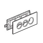 ليجراند - غطاء مع إطار Arteor، هندي، 6 موديول، دائري، Stainless Steel