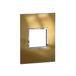 ليجراند - لوحة Arteor، إيطالية/أمريكية، 2 موديول، مربع، Gold Brass