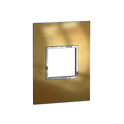 ليجراند - لوحة Arteor، إيطالية/أمريكية، 2 موديول، مربع، Gold Brass