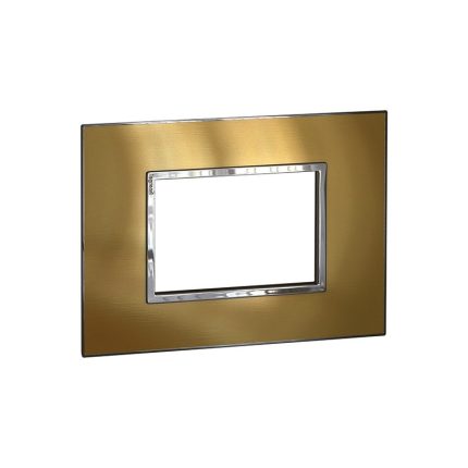 ليجراند - لوحة Arteor، إيطالية/أمريكية، 3 موديول، مربع، Gold Brass