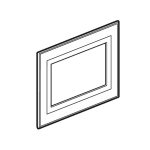 ليجراند - لوحة Arteor، لواجهة شاشة الوسائط المتعددة 10"، Mirror Black