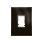 ليجراند - لوحة Arteor، إيطالية/أمريكية، 1 موديول، مربع، عمودي، 2"x4"، Mirror Black