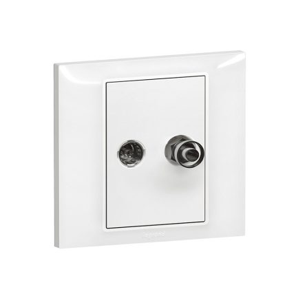 ليجراند - مقبس تلفاز ساتلايت Belanko S، أبيض