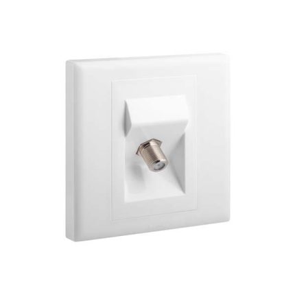 ليجراند - مقبس تلفزيون إلوي، منفرد، مفرد، نوع F، أبيض