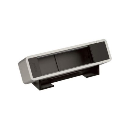 ليجراند - علبة توصيلة سطح المكتب فارغة، 6 وحدات، ألمنيوم-أسود