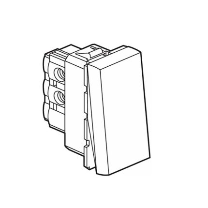 ليجراند - مفتاح Mosaic، خط 1، 1 Module، 10AX، 250V، Red