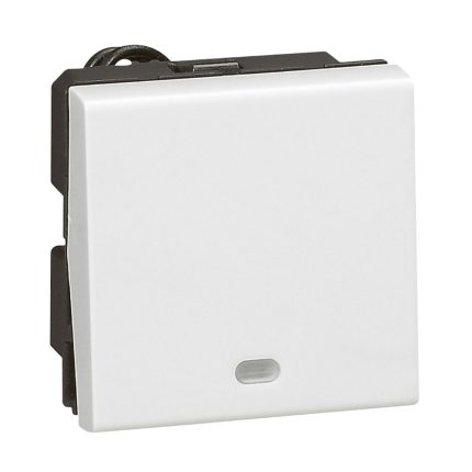 ليجراند - مفتاح موزاييك 20 أمبير مع لمبة بيان - أبيض