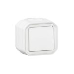 ليجراند - مفتاح Plexo، IP55، فتحة،خط 2، 10A 250V، تركيب سطحي، أبيض
