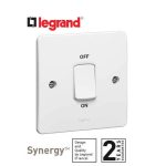 ليجراند - مفتاح مكيف سينرجي 45 أمبير - مع لمبة بيان - أبيض
