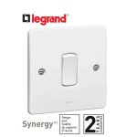 ليجراند - مفتاح مفرد سينرجي - 20 أمبير - خطين - 250 أمبير - أبيض