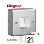 ليجراند - مفتاح مجوز سينرجي - 20 أمبير - خطين - 250 أمبير - Metalclad